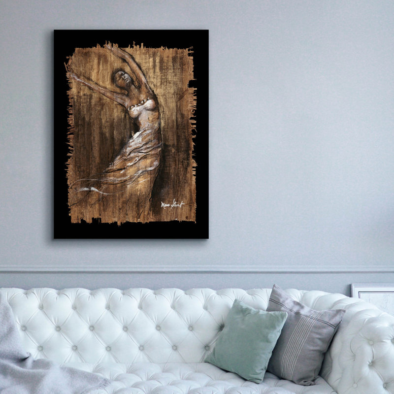 " Graceful Motion II " by Monica Stewart, 54" H x 40" W x 1.5" D