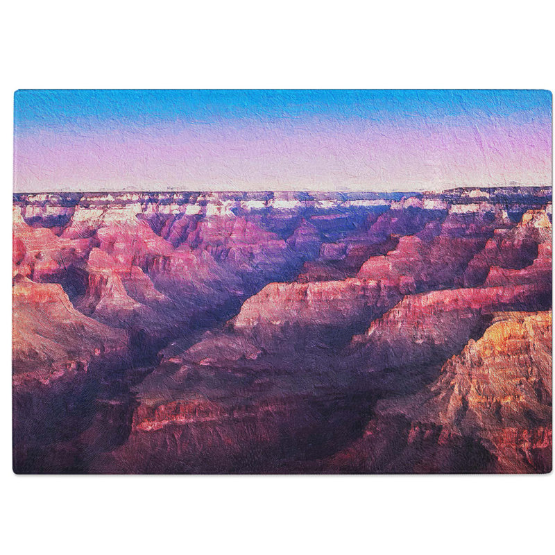 Tempered Glass The Grand Canyon Chopping Board, 28.5 cm W x 20 cm L