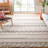 Selfridge Hand Loomed Wool/Cotton Southwestern Rug in Ivory/Brown-1065510308