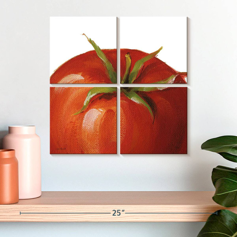 Yarlin Juicy On White, 18" H x 18" W