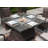 Bjana Square Aluminum Propane Smokeless Fire Pit Table with Hidden Fuel Tank