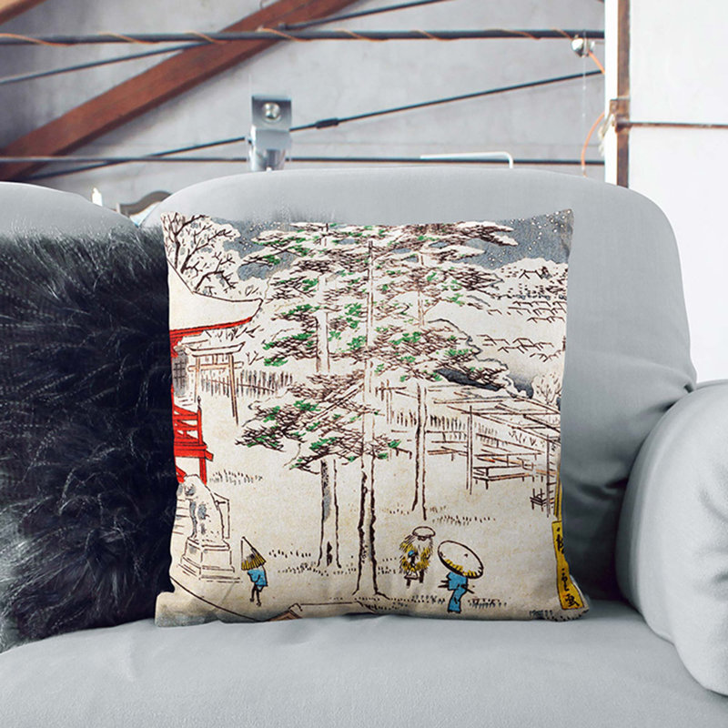 Square Throw Cushion, 40cm H x 40cm W x 15cm D