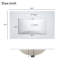 Meuble-lavabo de salle de bain avec lavabo en céramique et beaucoup de rangement
