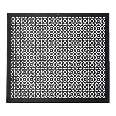 Ouverture de conduit AIR RETOUR 24 po x 30 po | Grille d'air lourde en fonte d'aluminium (26 po x 32 po au total) | Thermolaqué