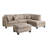 Upholstered L-Shaped Sectional Reversible-24748815