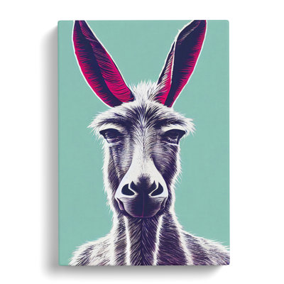 Donkey - Wrapped Canvas Print