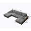 Canapé convertible polyvalent avec tissu velours côtelé pour le confort du salon-1578082124