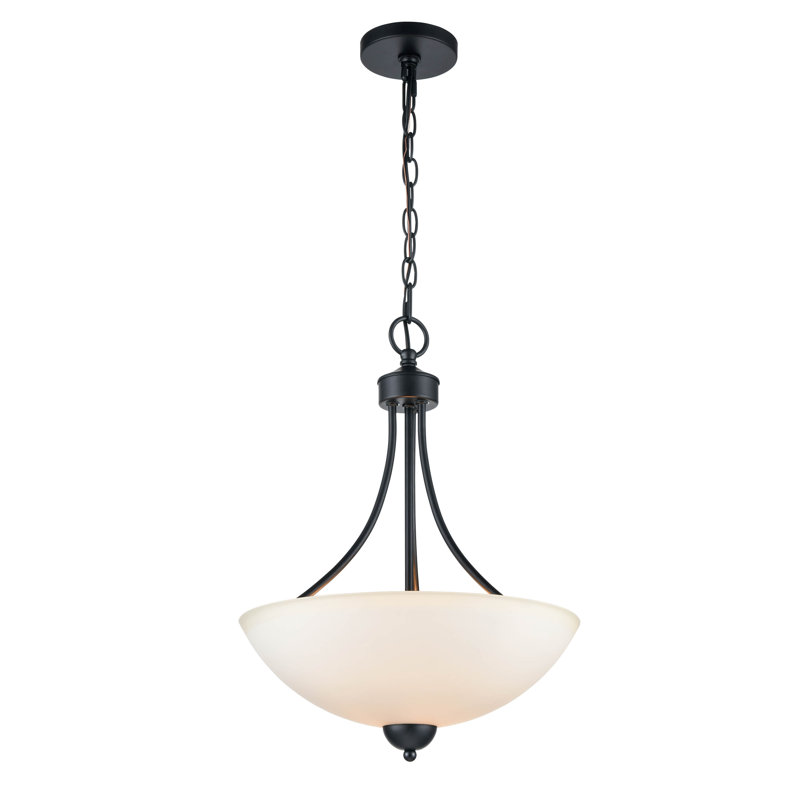 Ghazanfar 3 - Light Unique/Statement Pendant, Matte Black