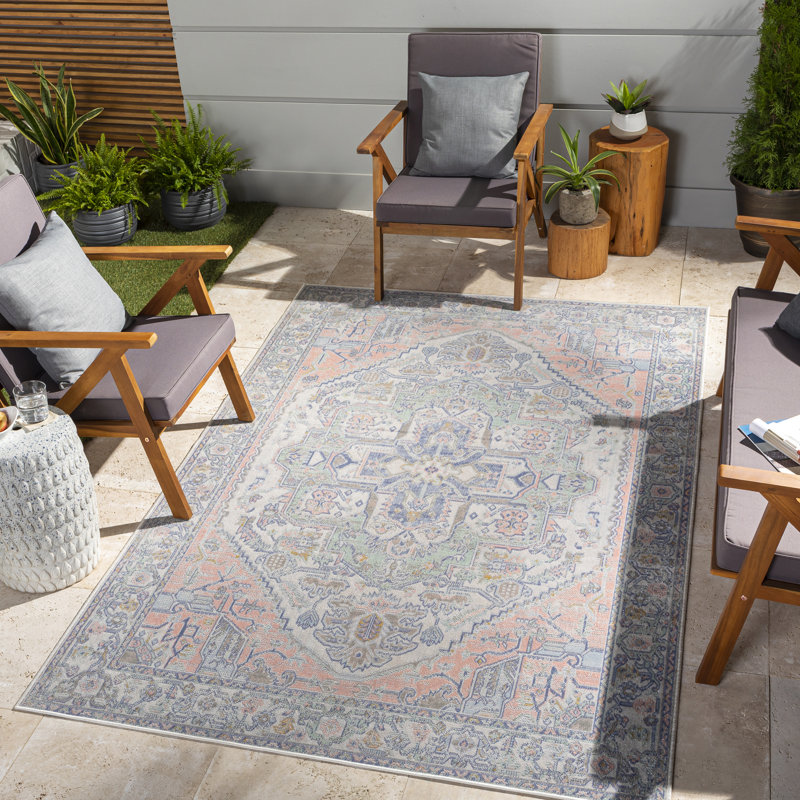 Jambi Oriental Indoor Rug, Rectangle 5'3" x 7'7"