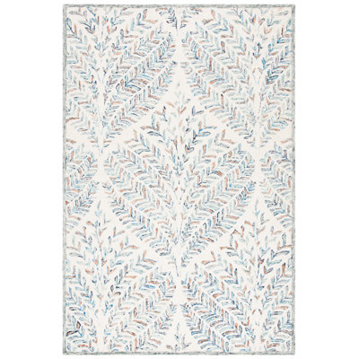 Ikat Wool Hand Woven Area Rug