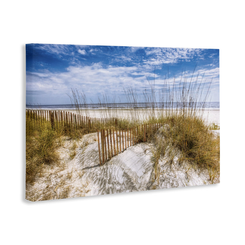 Toile The Dunes Summer Beach Day, design par Celebrate Life Gallery, H 24 po x l 36 po