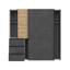 Kavalli 2 Door Sliding Wardrobe-4546168-4546151