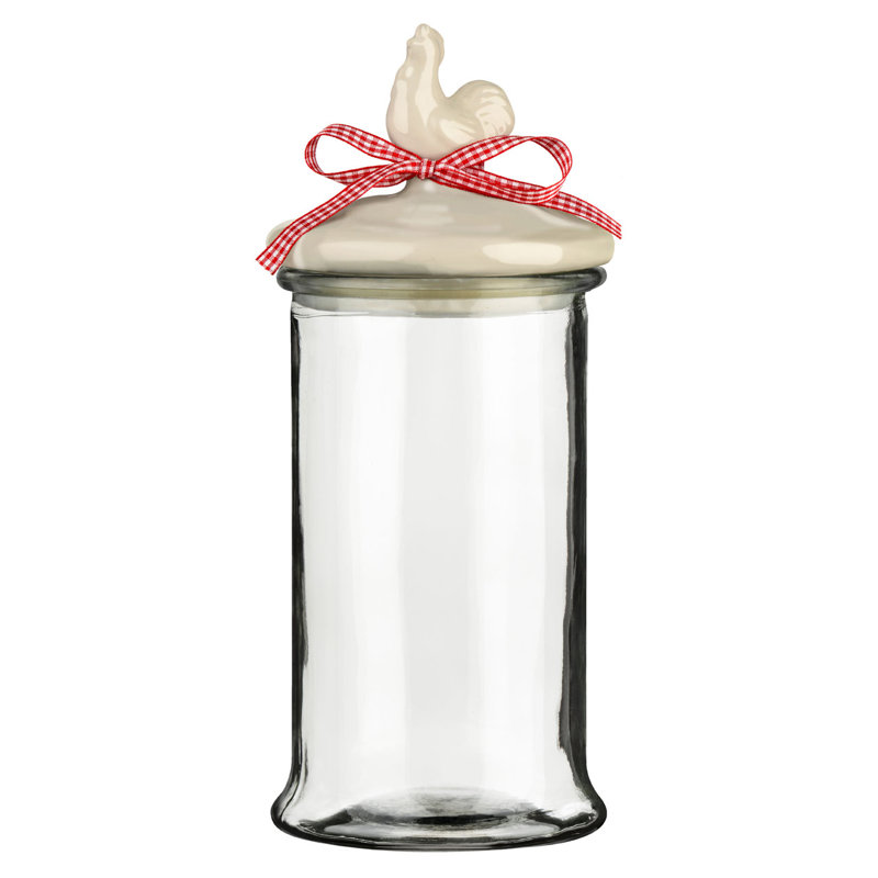 Glass Jar, 30cm H x 13cm W x 13cm D