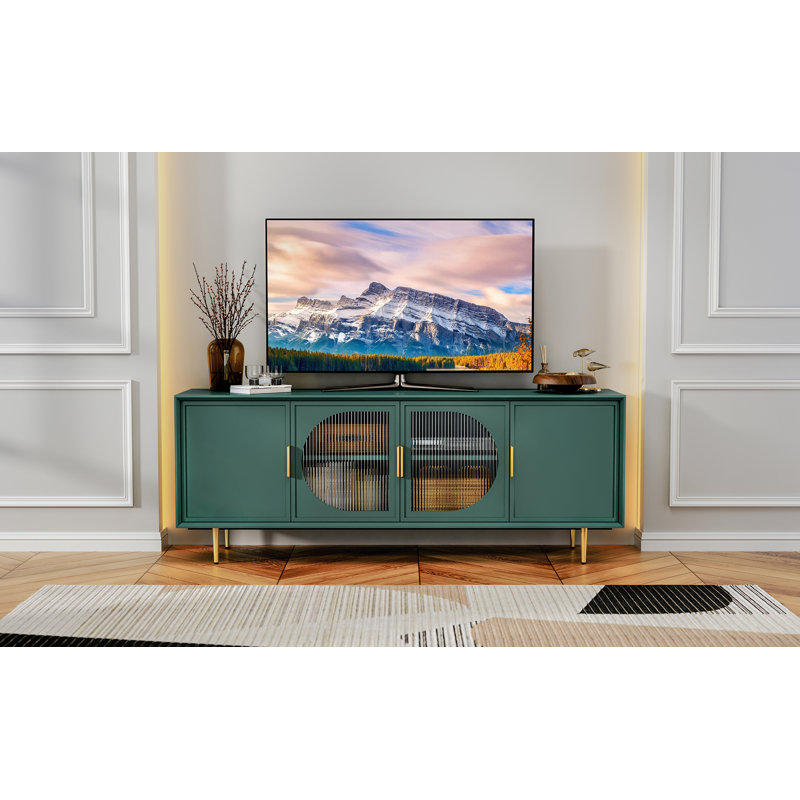 Siau 66'' Media Console for TVs up to 70+ inch, Green