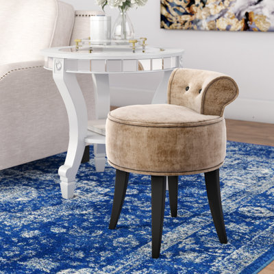 Tryphosa Solid Wood Accent Stool
