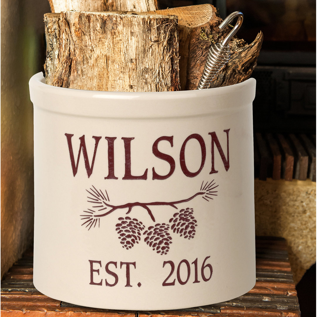 Woodley Ceramic Pot Planter August Grove® 