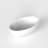67 Inch Freestanding Solid Surface Soaking Bathtub
