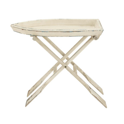 Sheffield Tray Top Cross Legs End Table