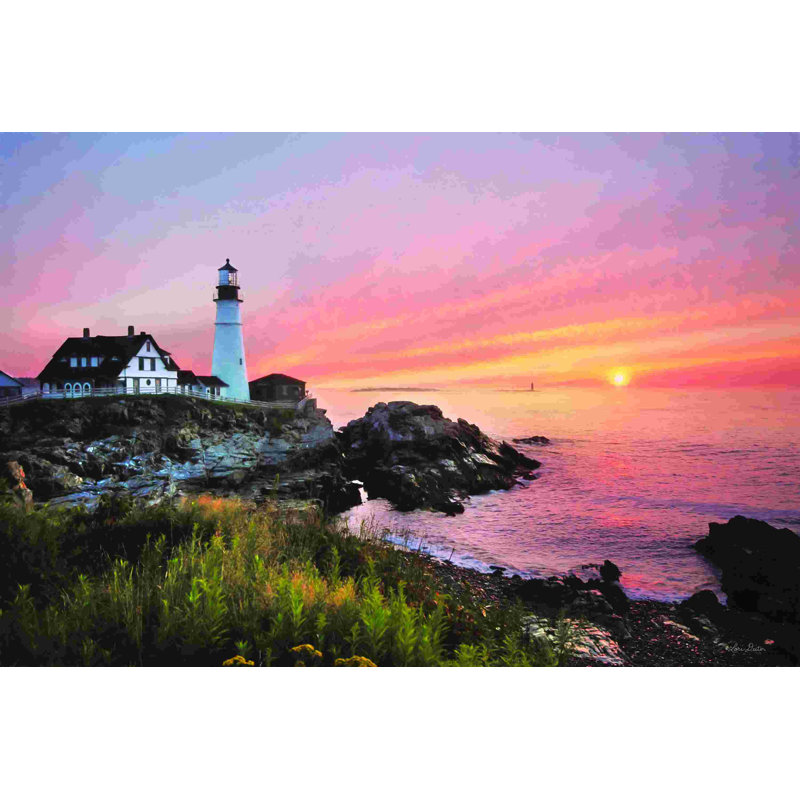 Lever de soleil à Portland Head, H 24 po x l 36 po