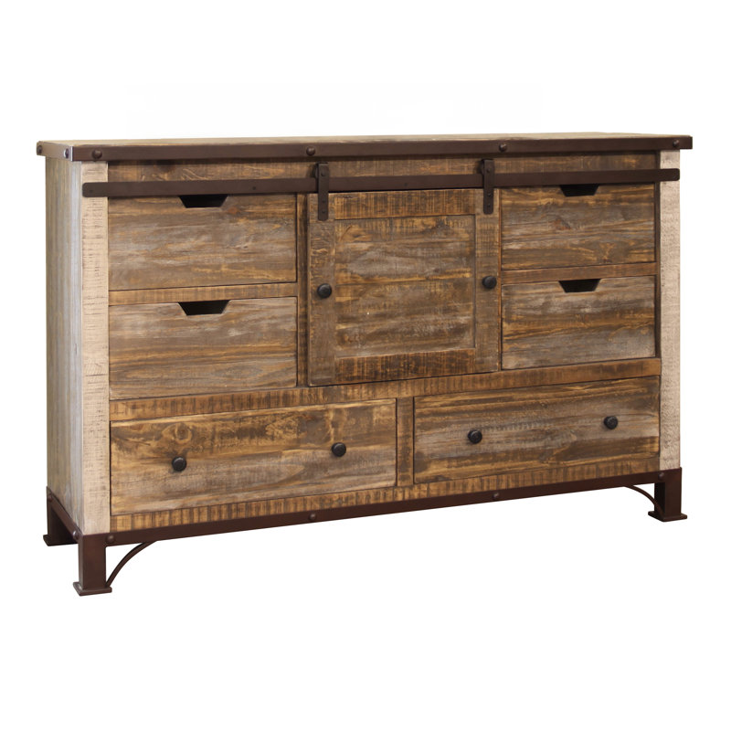 Dodge 6 Drawer Combo Dresser