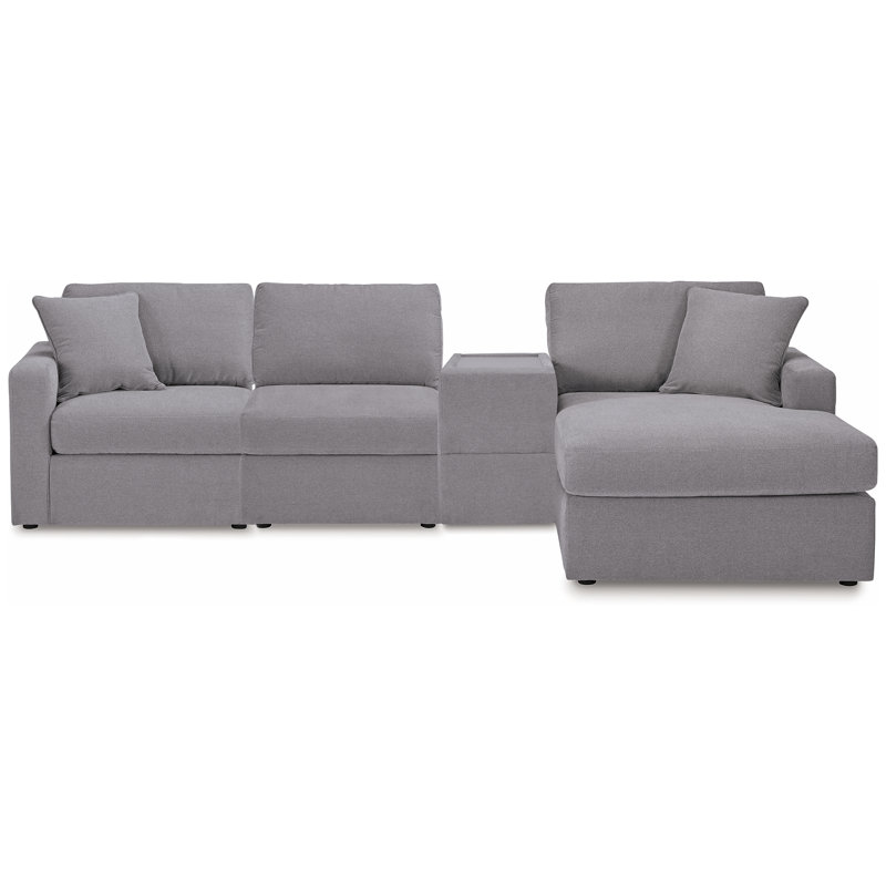 Canapé modulaire 4 pièces avec méridienne Modmax, Orienté à droite