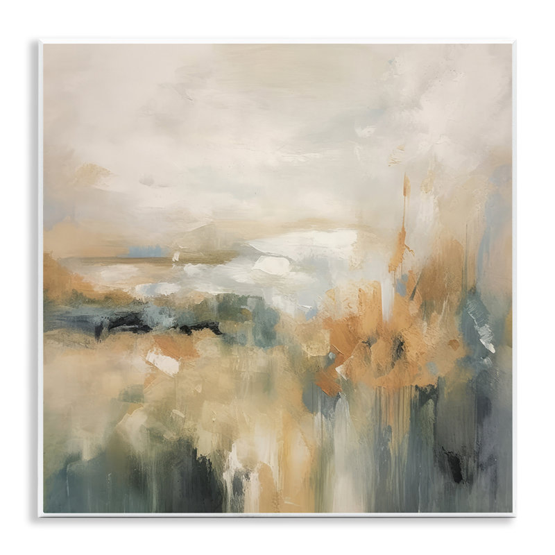 Plaque murale abstraite paysage pur, design par Irena Orlov
