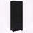 Black 3-Shelf Media Tower with Cabinet