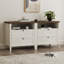 Table de chevet avec 2 tiroirs et station de charge Farmhouse-1831405371-1831405372