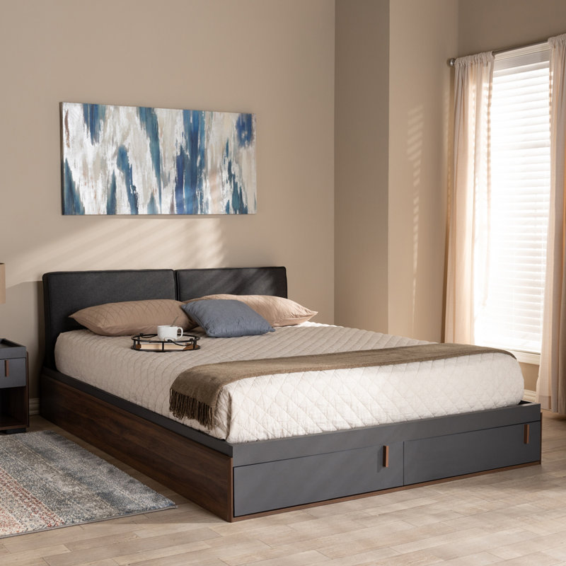 Brixham Upholstered Platform Storage Bed