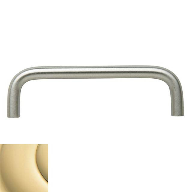 Wire 4" Center to Center Appliance Pull, Polished Brass