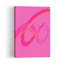 Twisting Pink Rhythm Abstract Bold Colorful Lilac Wall Art Print-134817941