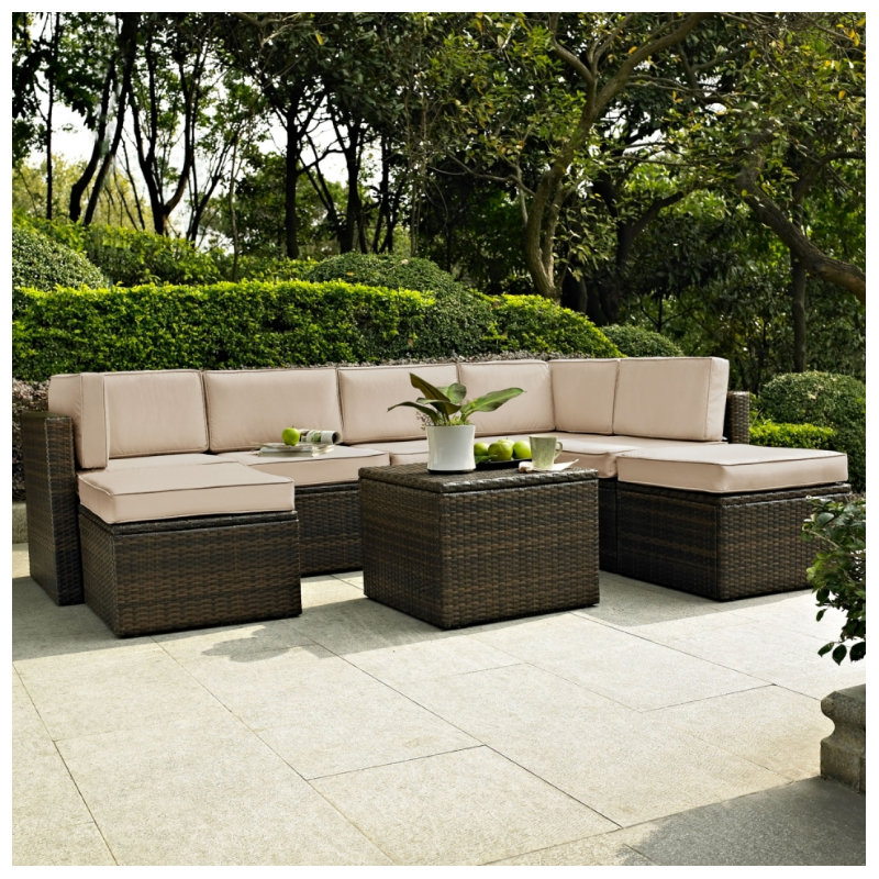 Outdoor Ottoman, Sand