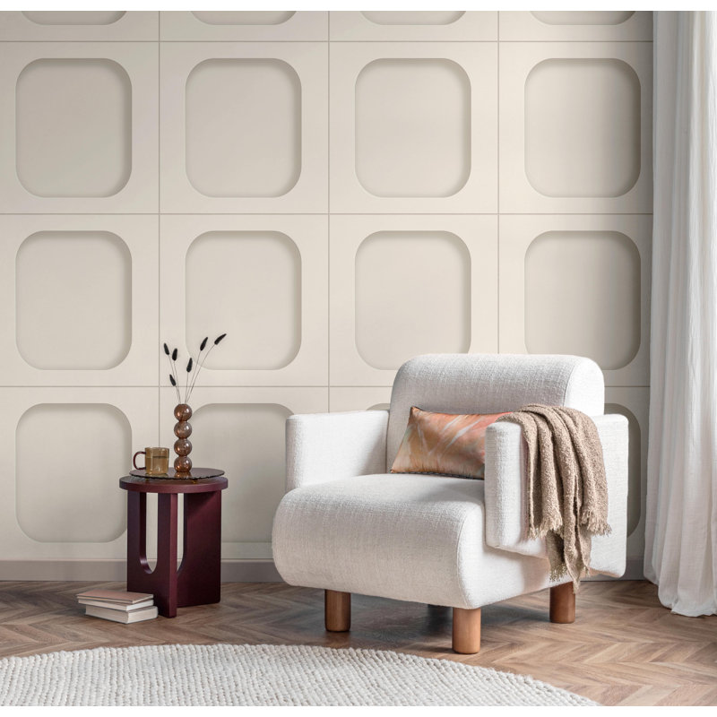 Imitation Group Sloane Panel Wallpaper, Stone