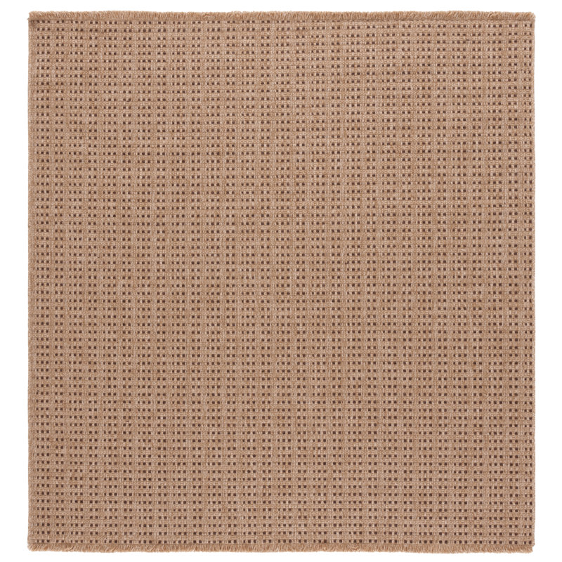 Tapis naturel / brun Retreat 252, Carré 6 pi 7 po 