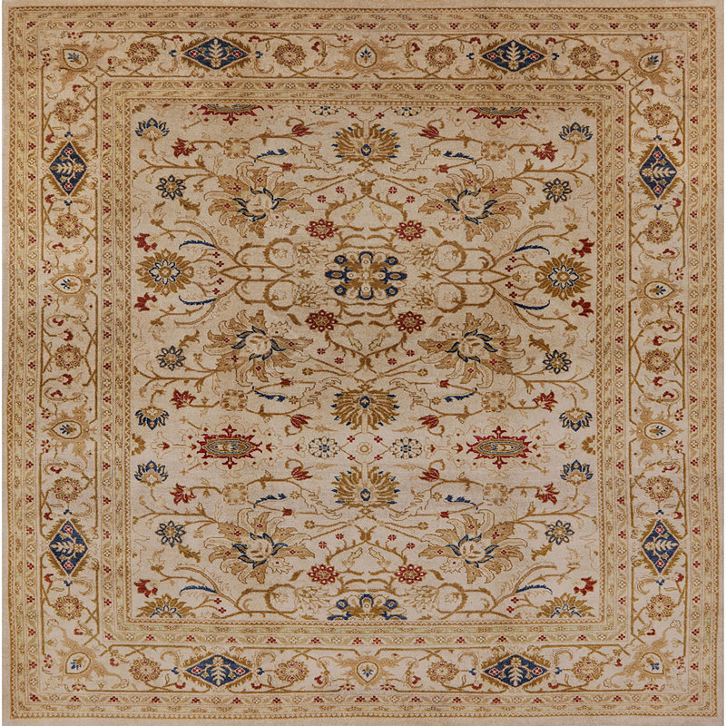 Swarte Oriental Indoor Rug, Square 4'