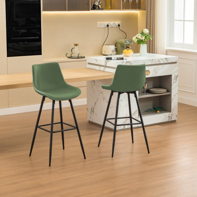 Faux Leather Modern Dining Bartools Stools