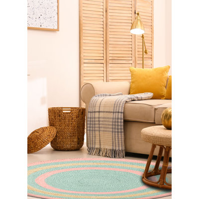 Palas Denizli Green Rug 3'3" x 3'3"