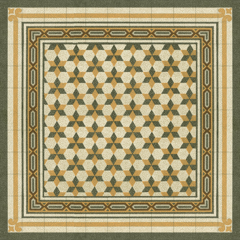 Italian Mosaic III - Wrapped Canvas Print, 30cm H x 30cm W x 3.8cm D