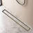 Stainless Steel  Linear Tile-In Shower Drain With Hair Strainer, Removable Cover And Lifting Hook-104596944