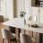 6 - Person Four Leg Dining Set-1281110596