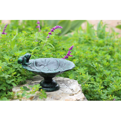 Lomora Metal Tiered Birdbath