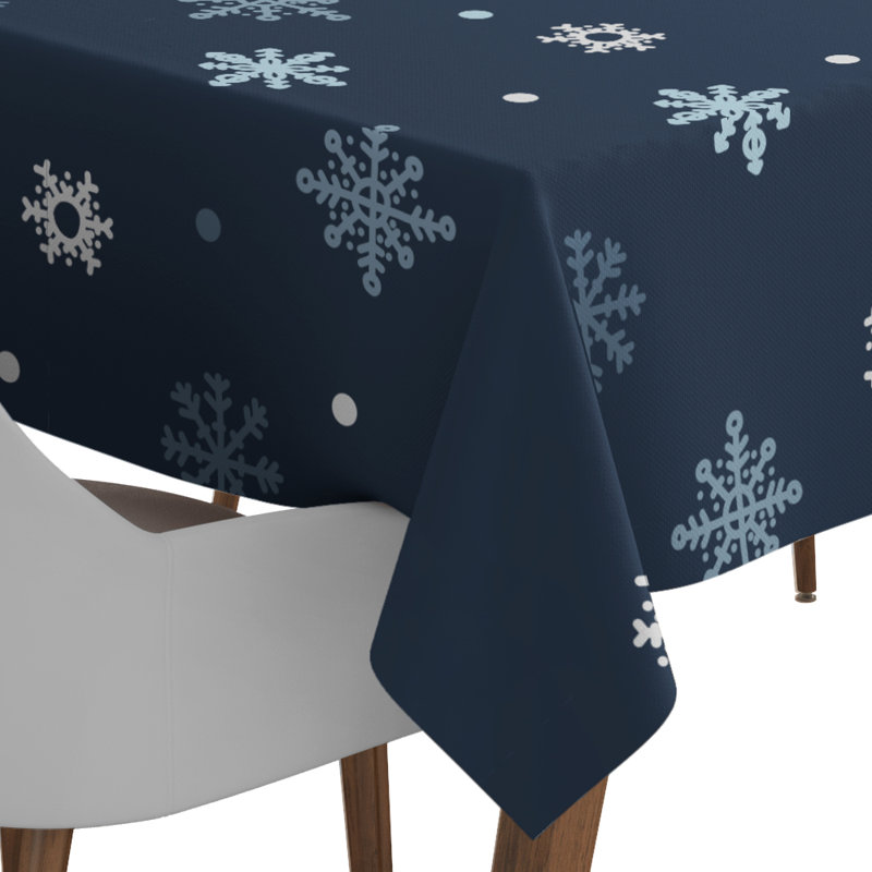 Nappe de Noël abstrait bratches, L 70 po x l 52 po