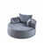 Blue Gray Chenille