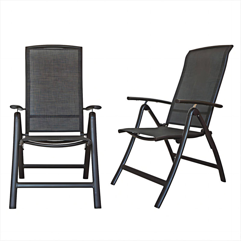 Ensemble de 2 chaises de patio pliantes