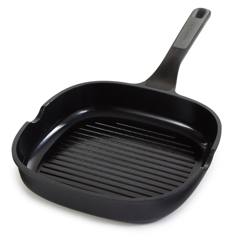 BergHOFF Leo Stone+ Nonstick Ceramic Grill Pan 10.25", Recycled