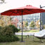 Grand parasol d'extérieur double face 14,8 pi avec manivelle (sans base)-1535167254