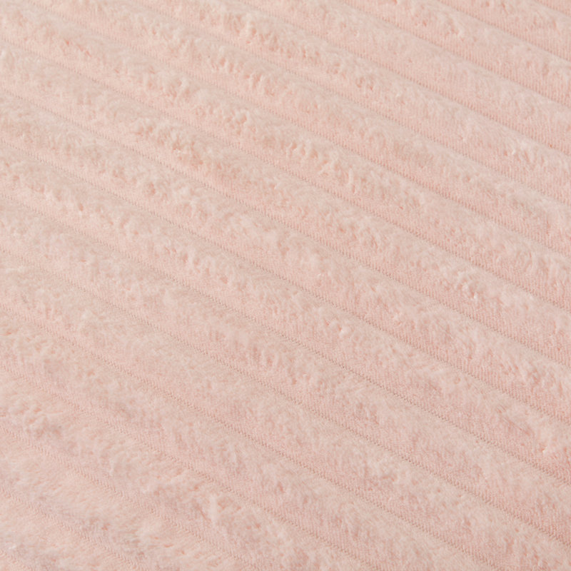 Très grand canapé en velours côtelé rose, sans assemblage, esthétique moderne pour chaise longue à siège simple, doux au toucher, espaces intérieurs idéaux