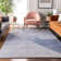 Premium Machine Washable Prisco Blue Rug
