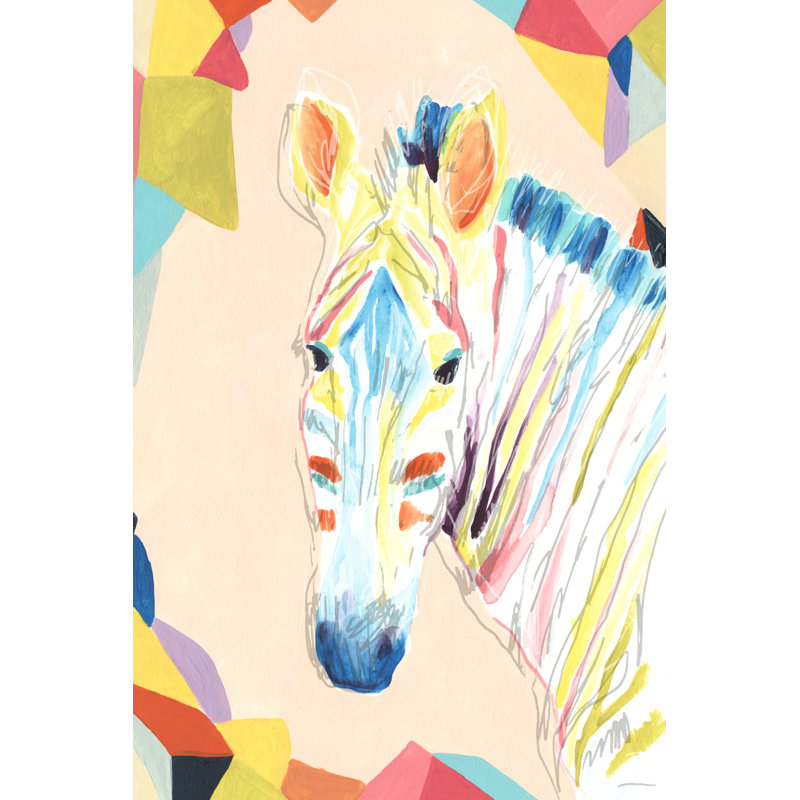 Safari Party II by June Erica Vess - Wrapped Canvas Painting, 46cm H x 30cm W