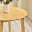 Extendable Round Solid Wood Base Dining Table-1301262817-1301262822